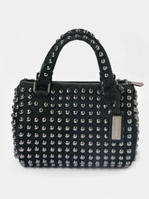 Charcoal Studded Barrel Bag