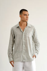Botanical Horse Stripes Shirt