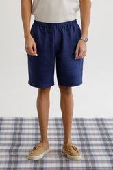 Elasticated Linen Shorts