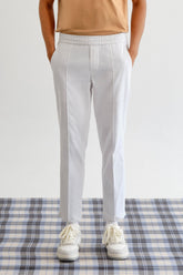 Elasticated Linen Trousers