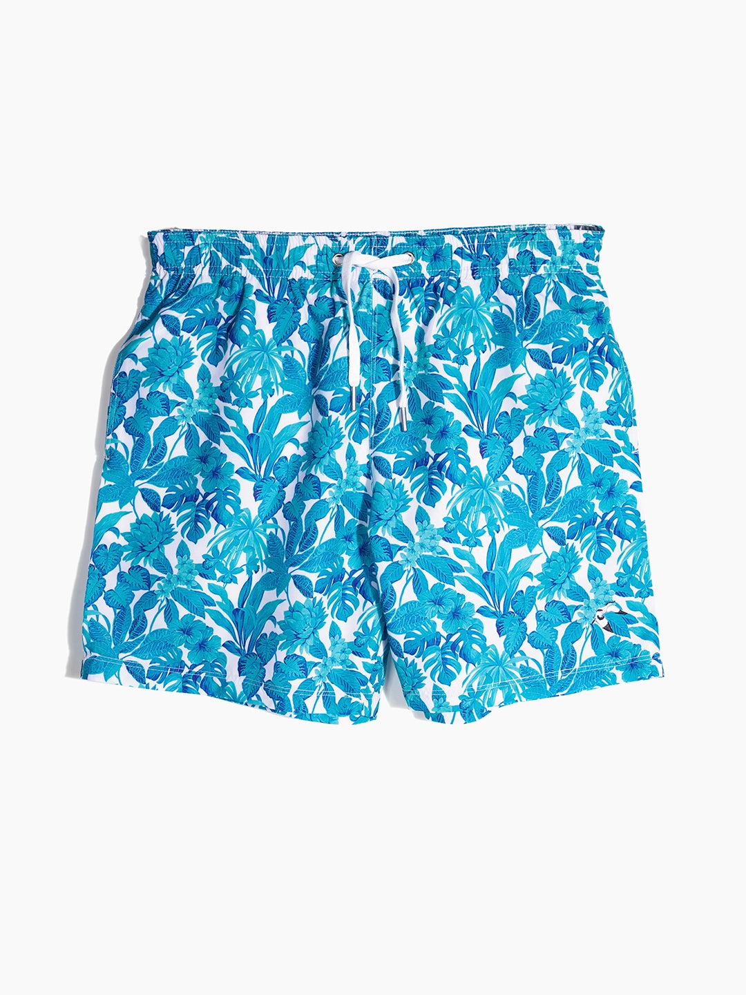 Men's Swim Shorts - Aqua Bloom