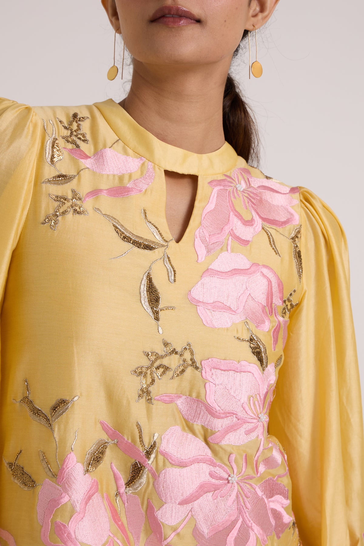 Butter Yellow Nidam - In-Bloom Short Dress — MADDER MUCH