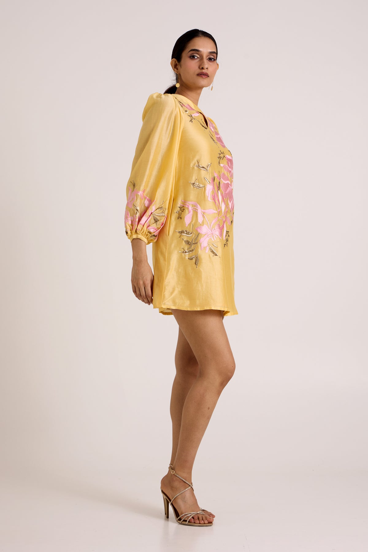 Butter Yellow Nidam - In-Bloom Short Dress — MADDER MUCH