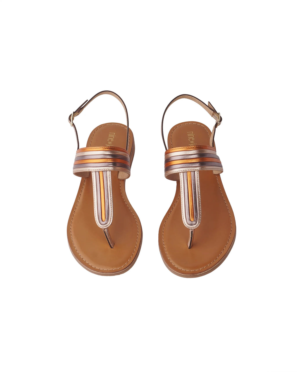 ZOHRA - Orange,Pweter, Gold