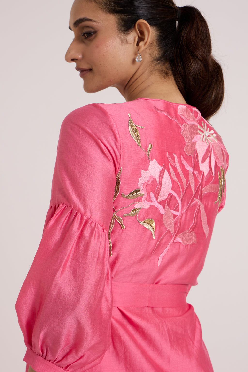 Jay Pink Delphi Midi Dress — MADDER MUCH