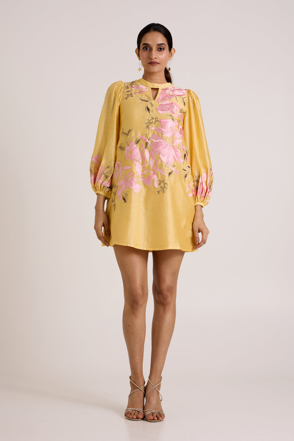 Butter Yellow Nidam - In-Bloom Short Dress — MADDER MUCH