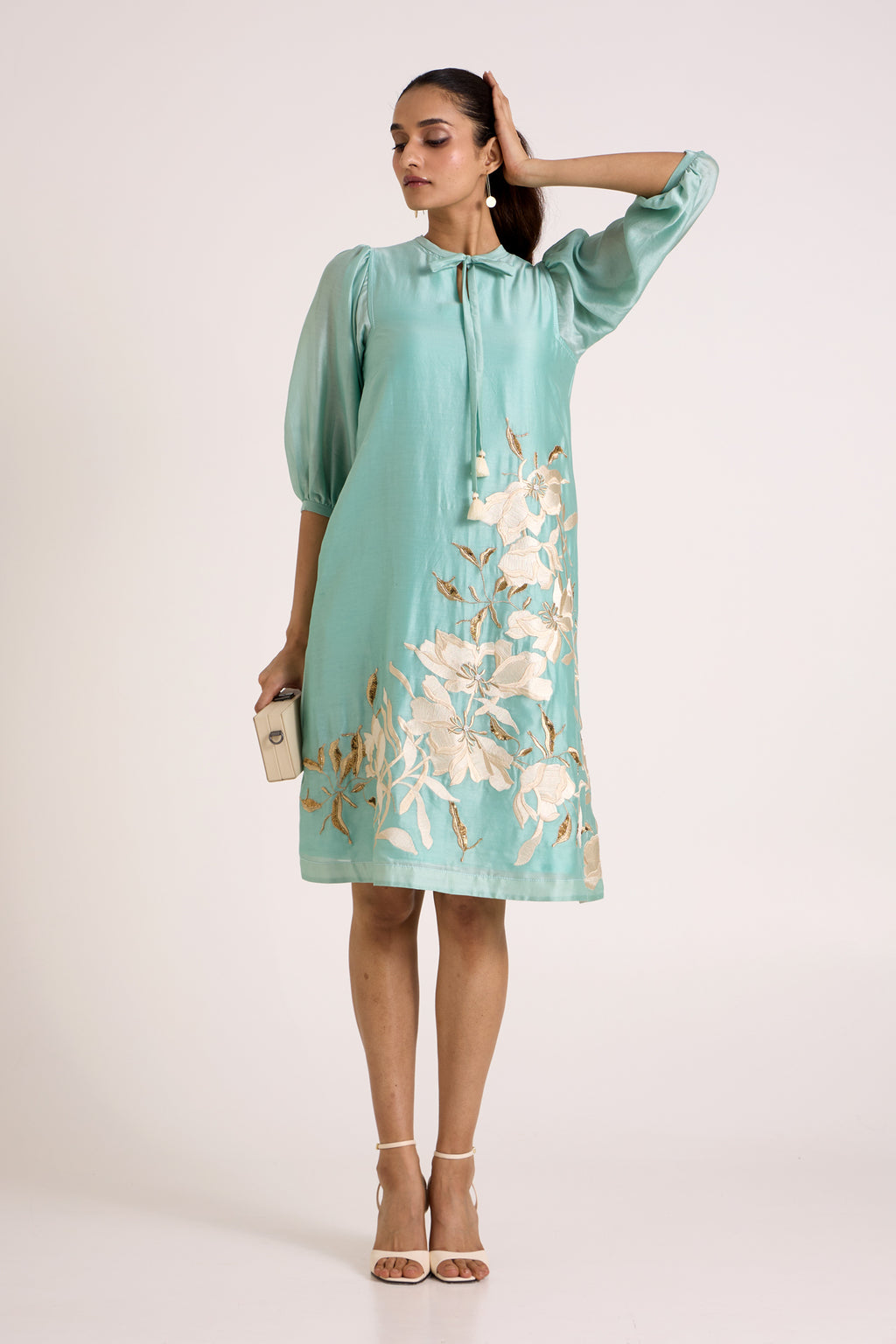 Aqua Vinny Midi Dress — MADDER MUCH