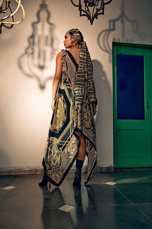 Art Deco Asymmetrical Dress