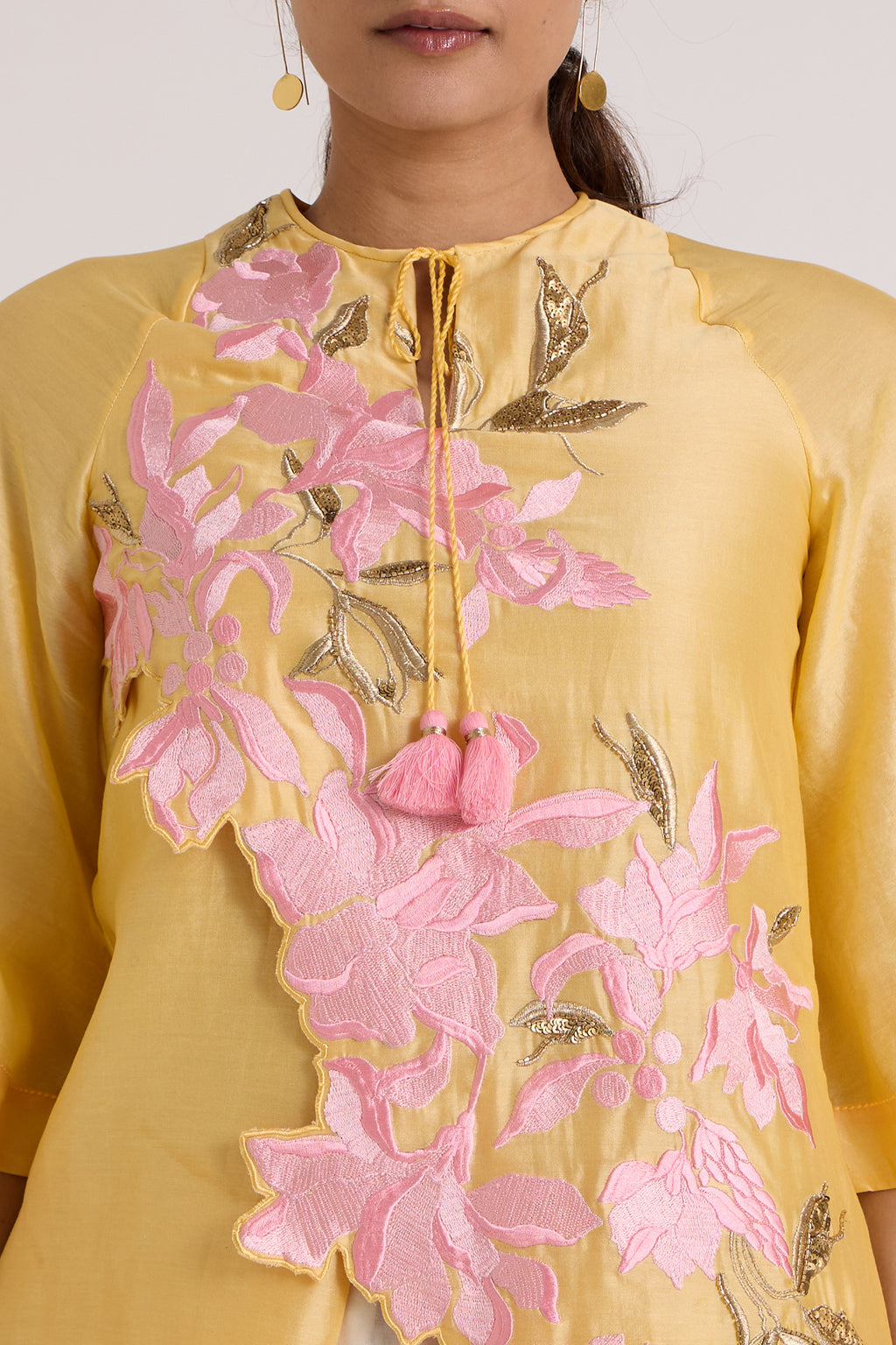 Butter Yellow Mirza - Scalloped Bloom Top + Flap Pants — MADDER MUCH