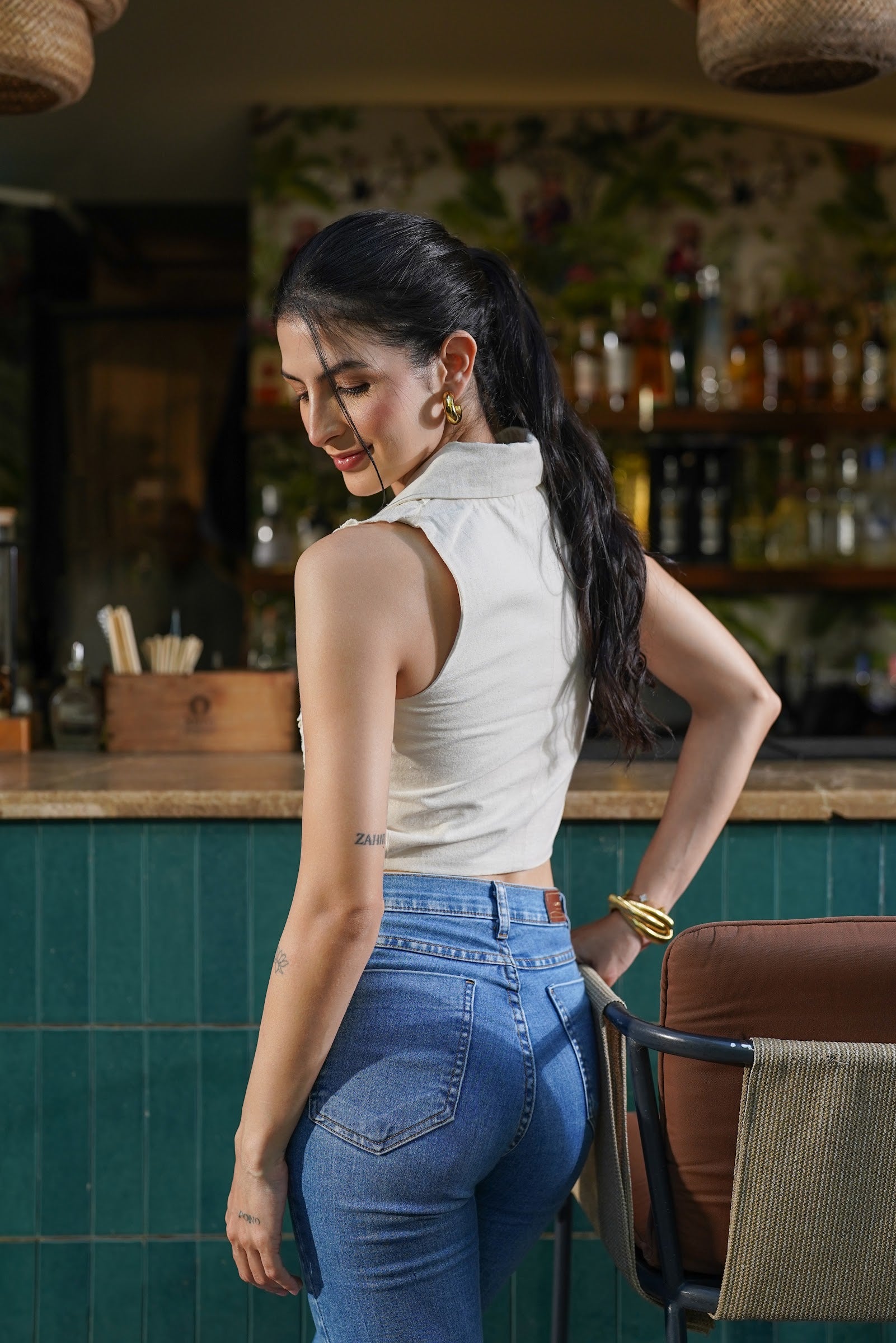 Lune Cream Pants 5
