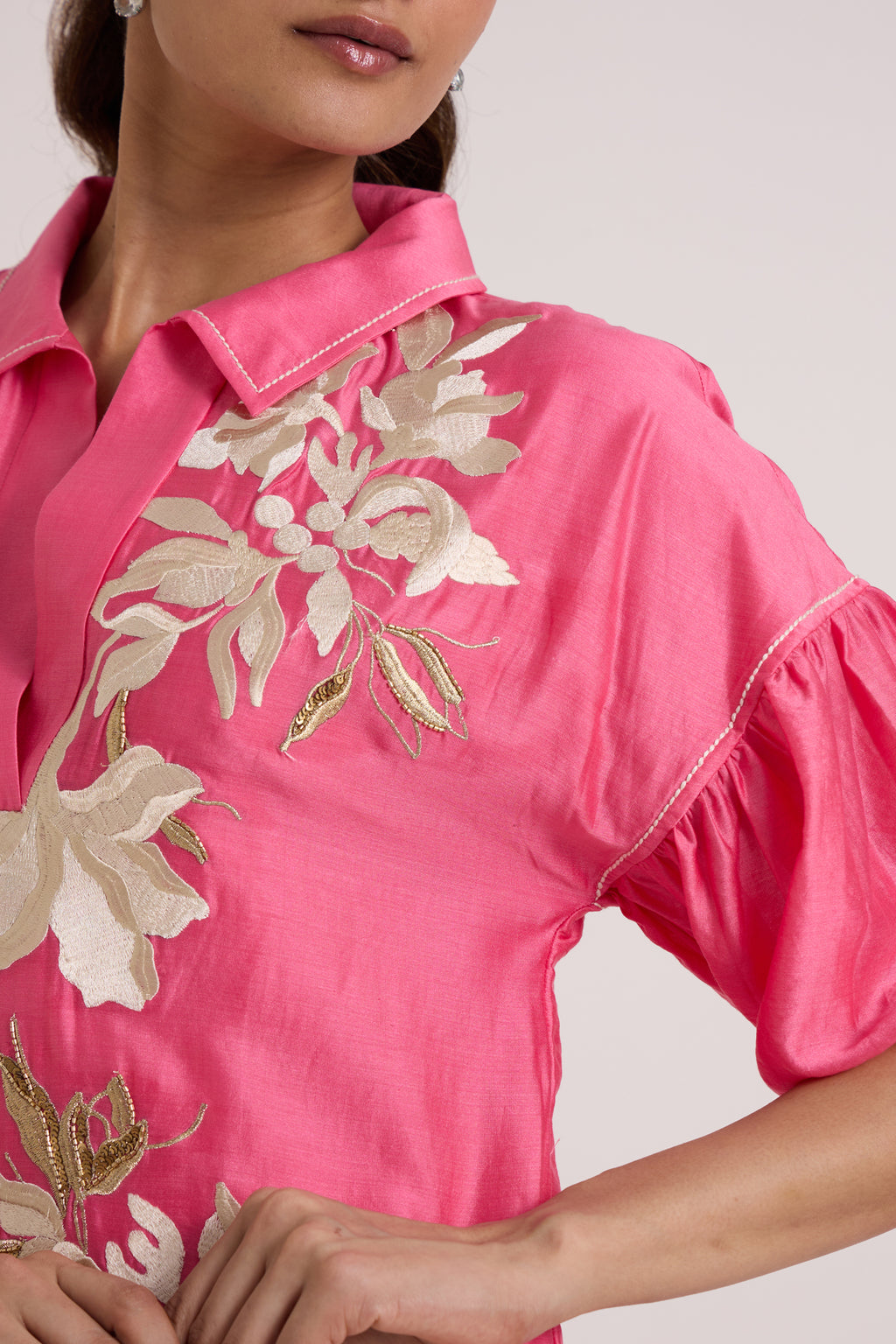 Jay Pink Avina Midi Dress — MADDER MUCH