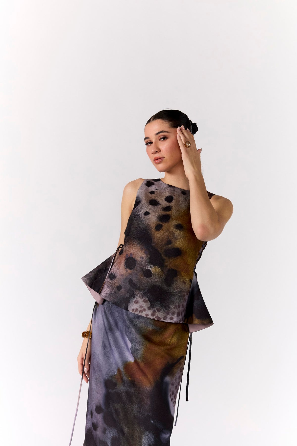 Botanical Blur Skirt — ZIP