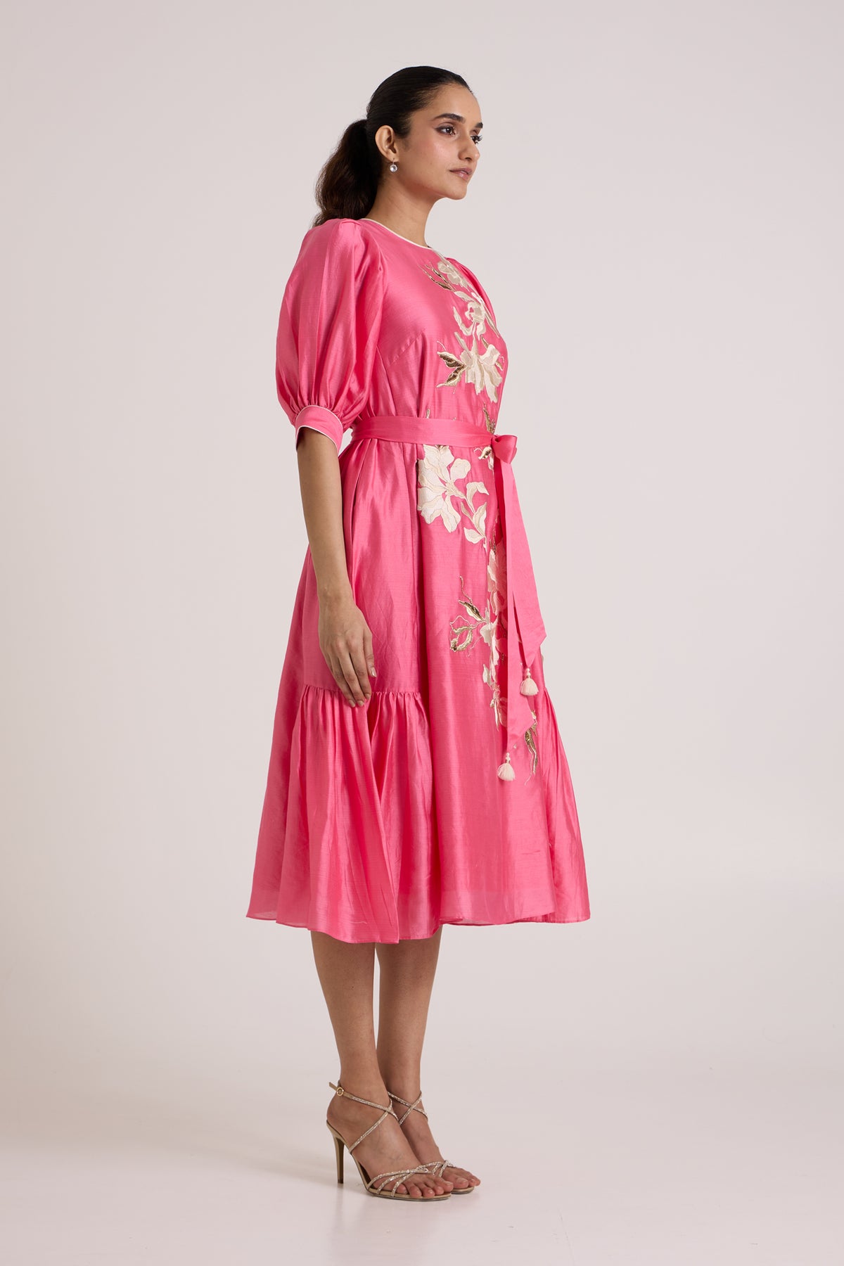 Jay Pink Bellini Midi Dress — MADDER MUCH