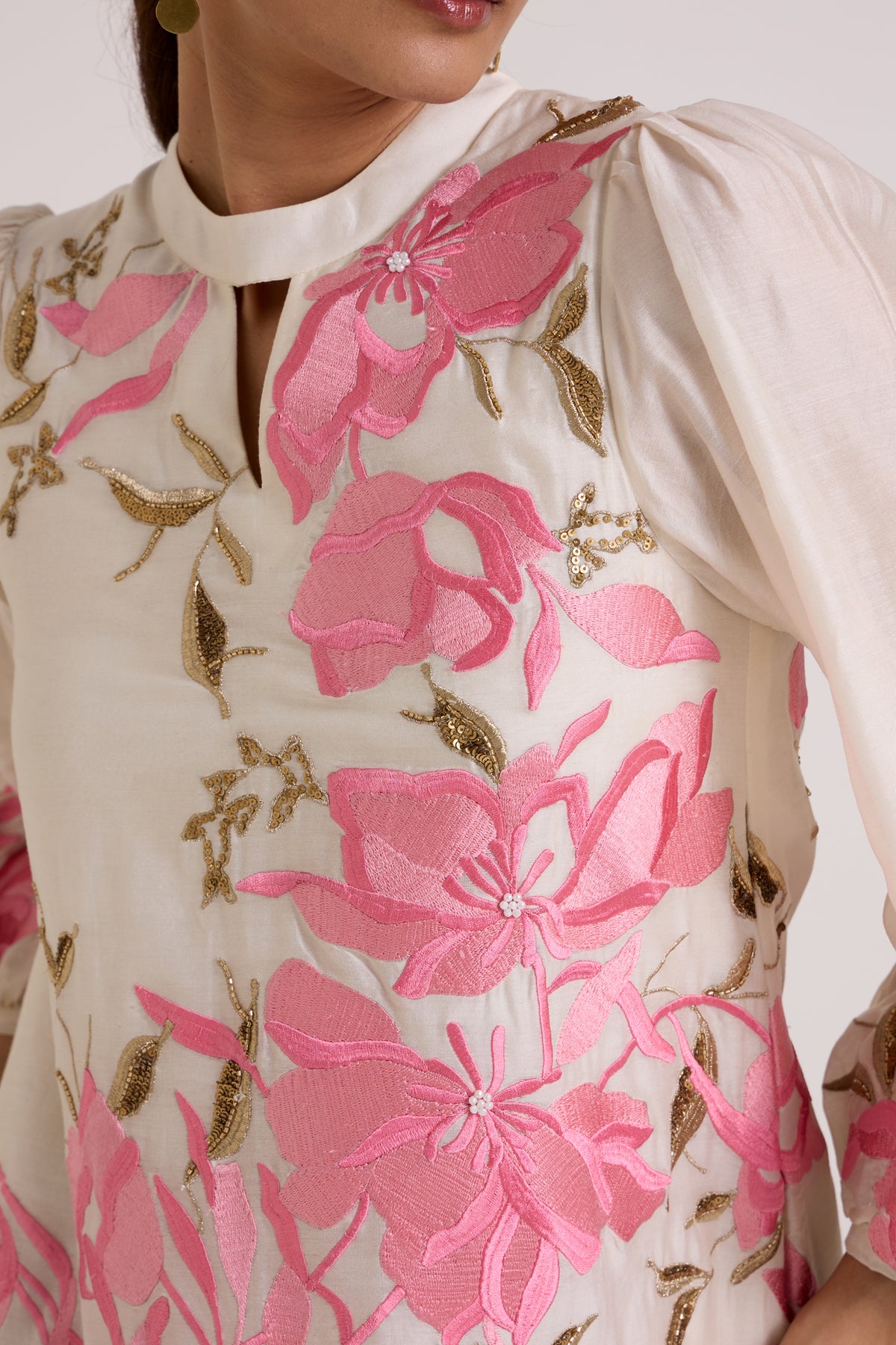 Ivory Nidam Short Dress — MADDER MUCH