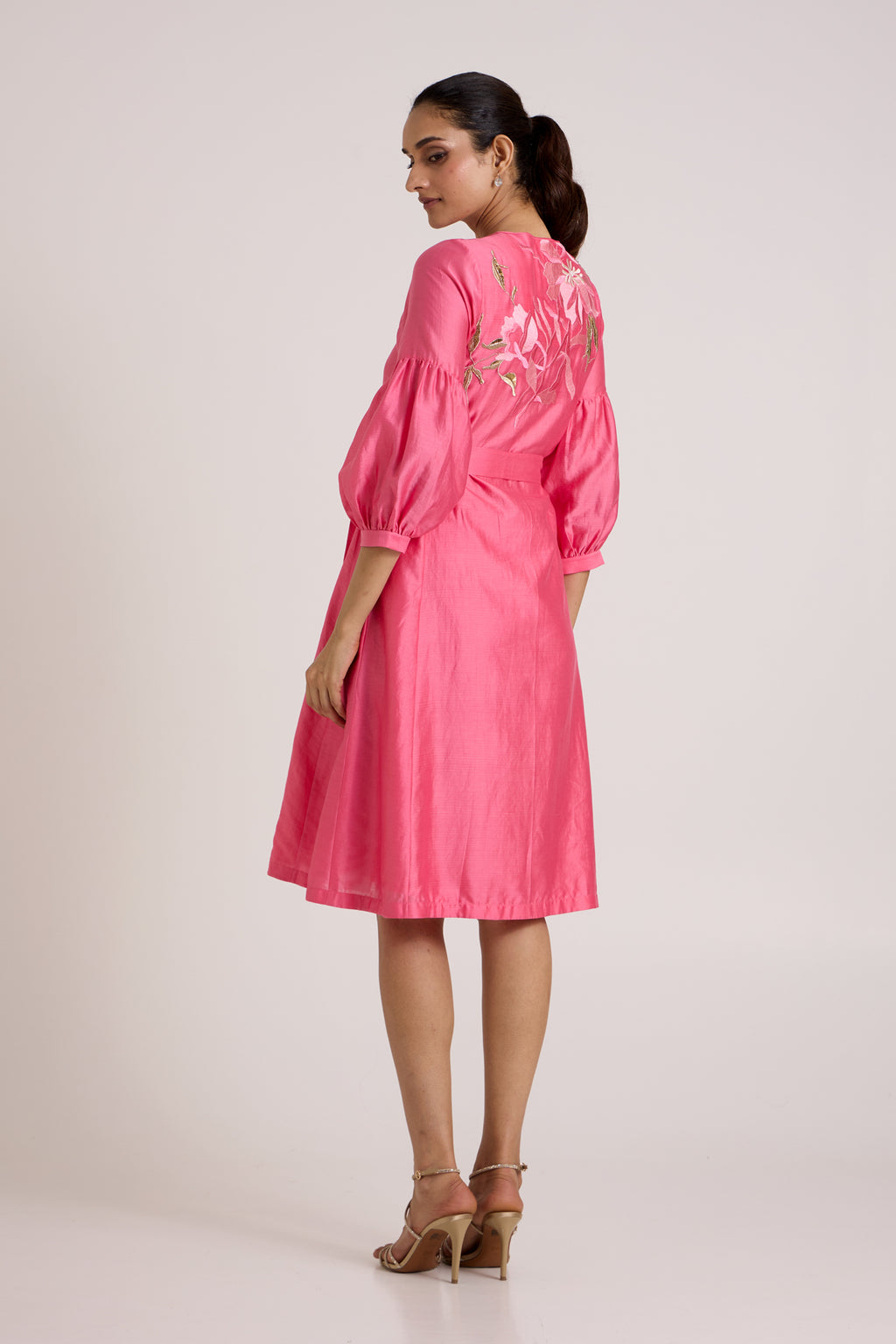 Jay Pink Delphi Midi Dress — MADDER MUCH