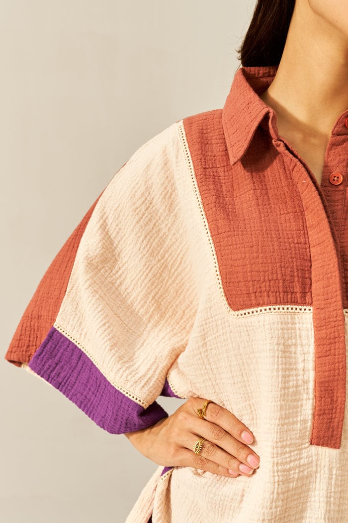 HAYA DOGWOOD MINI KAFTAN CO-ORD SET - 3