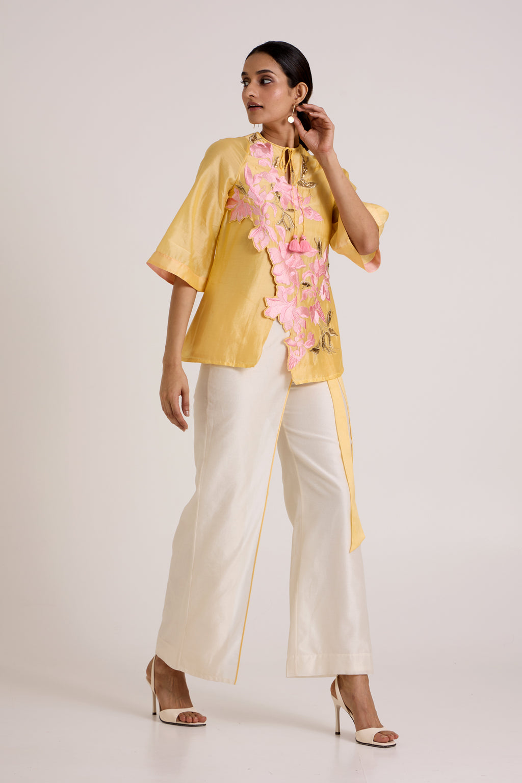 Butter Yellow Mirza - Scalloped Bloom Top + Flap Pants — MADDER MUCH