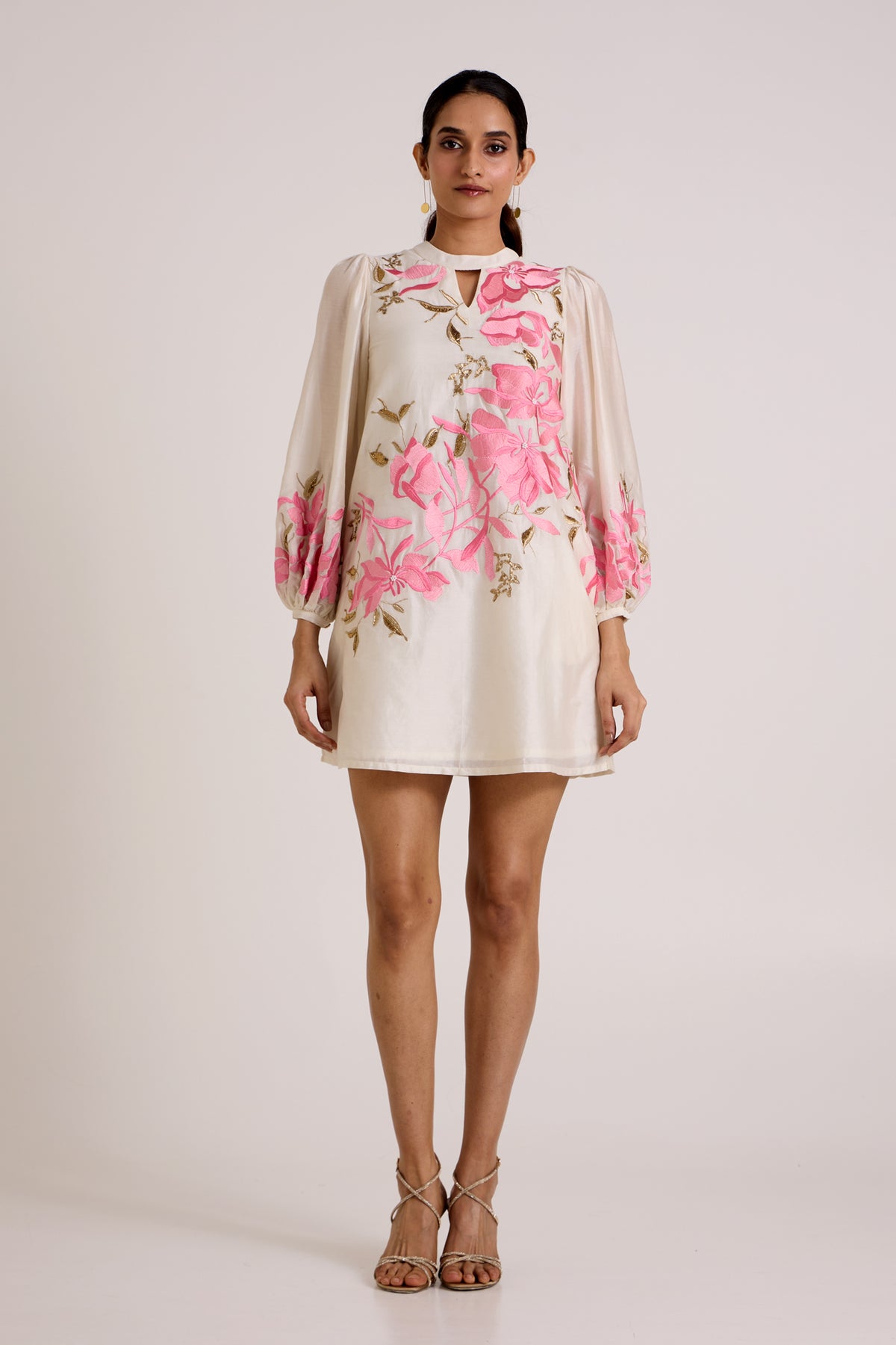 Ivory Nidam Short Dress — MADDER MUCH