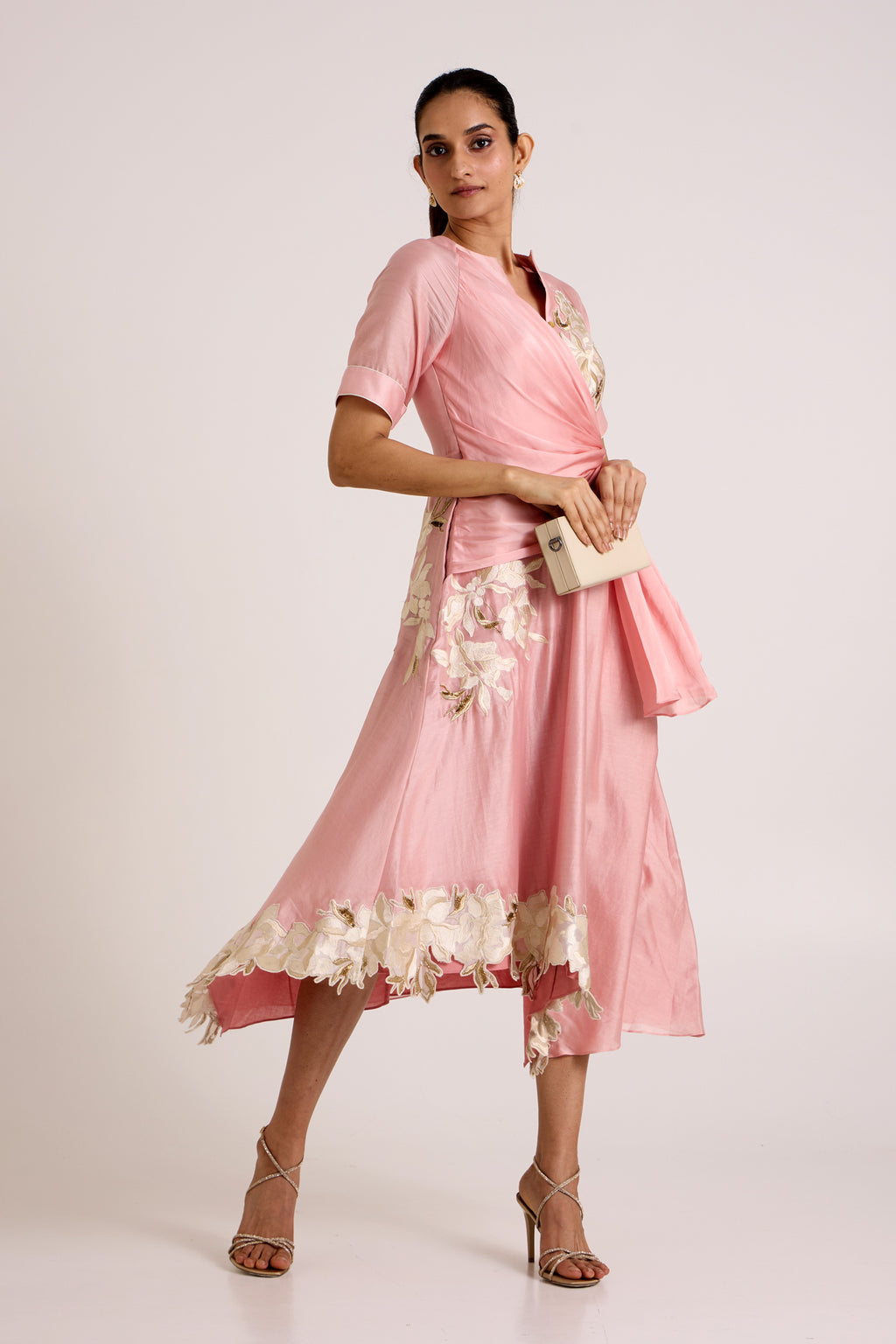 Ice Pink Raizin Midi Dress — MADDER MUCH