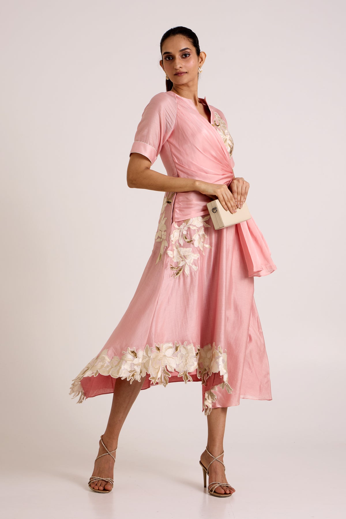 Ice Pink Raizin Midi Dress — MADDER MUCH