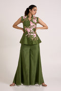Olive Stacy Vest + Super Flare Pants — MADDER MUCH