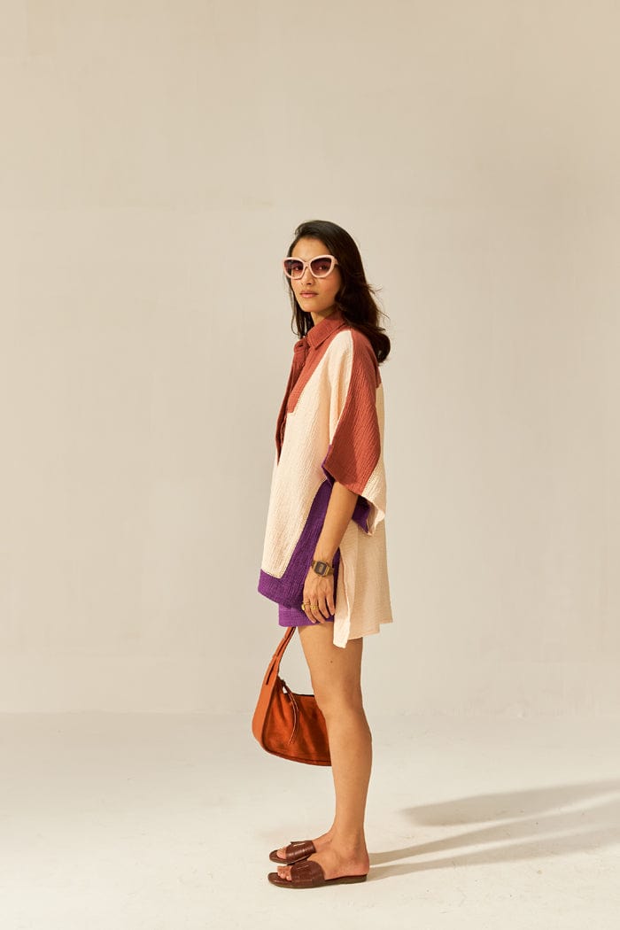 HAYA DOGWOOD MINI KAFTAN CO-ORD SET - 4
