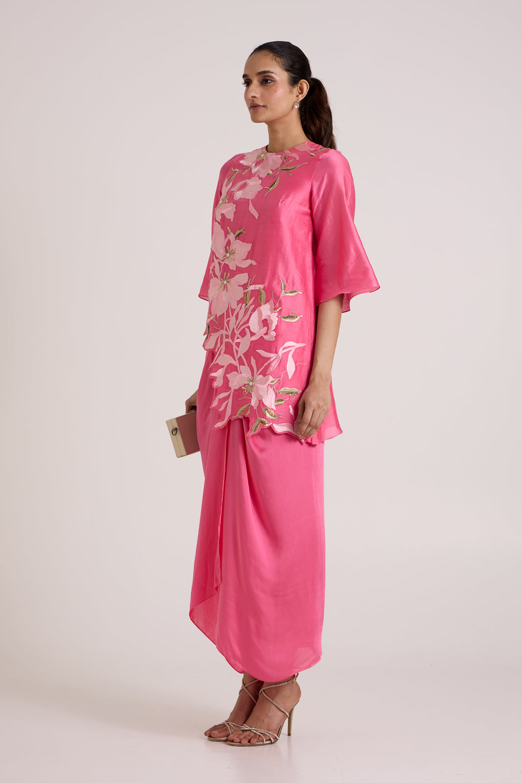 Jay Pink Maddy Top + Draped Skirt — MADDER MUCH
