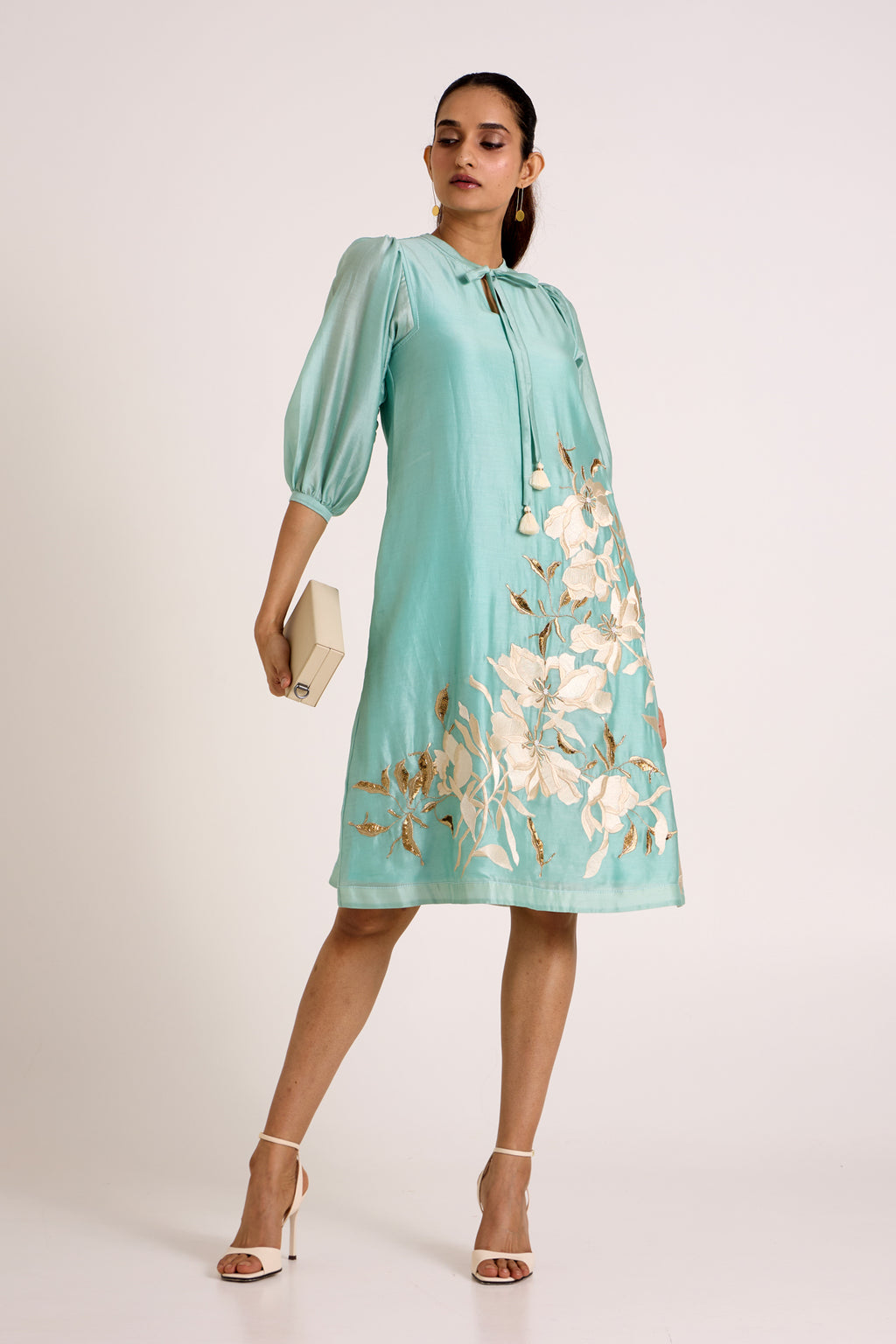 Aqua Vinny Midi Dress — MADDER MUCH