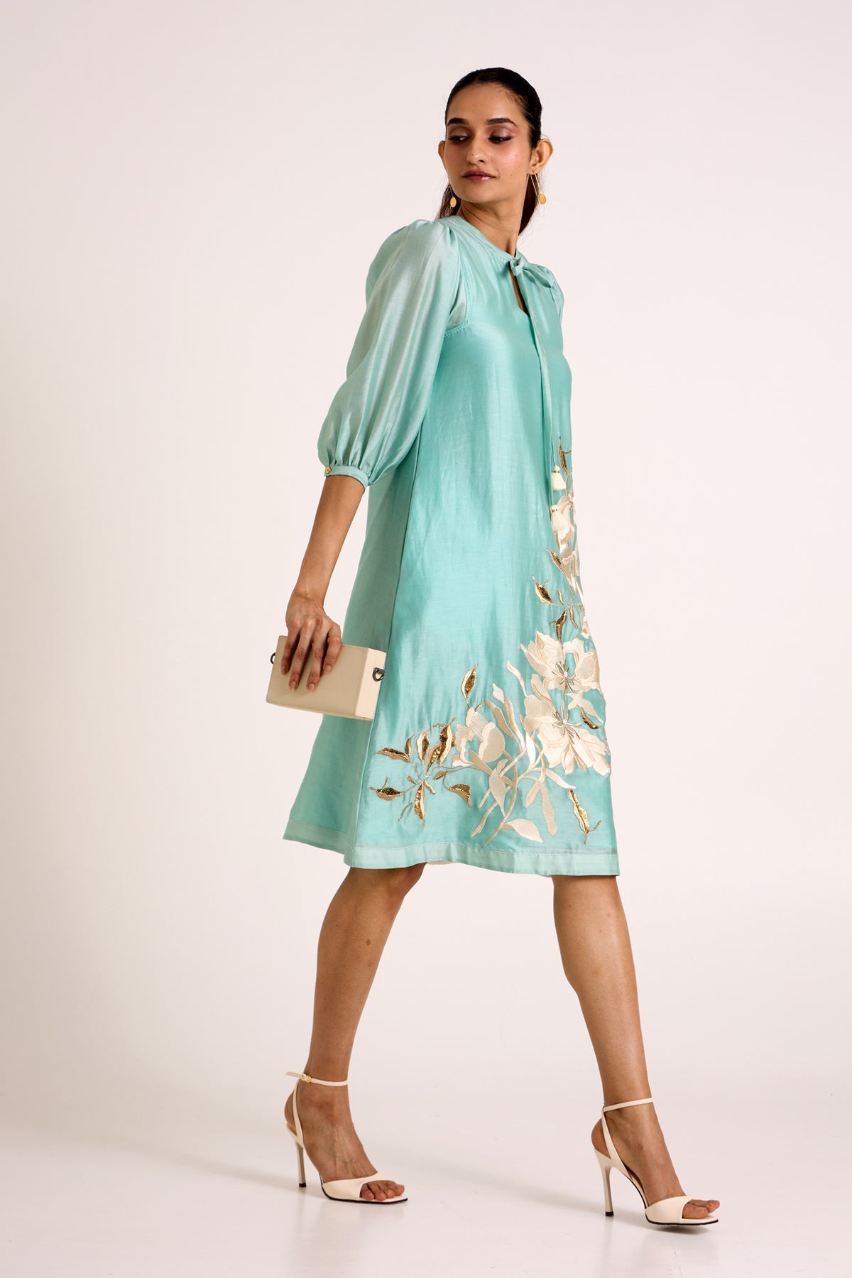 Aqua Vinny Midi Dress — MADDER MUCH