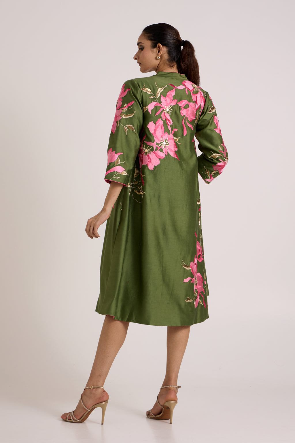 Olive Rafiya Jacket + Slip Set — MADDER MUCH