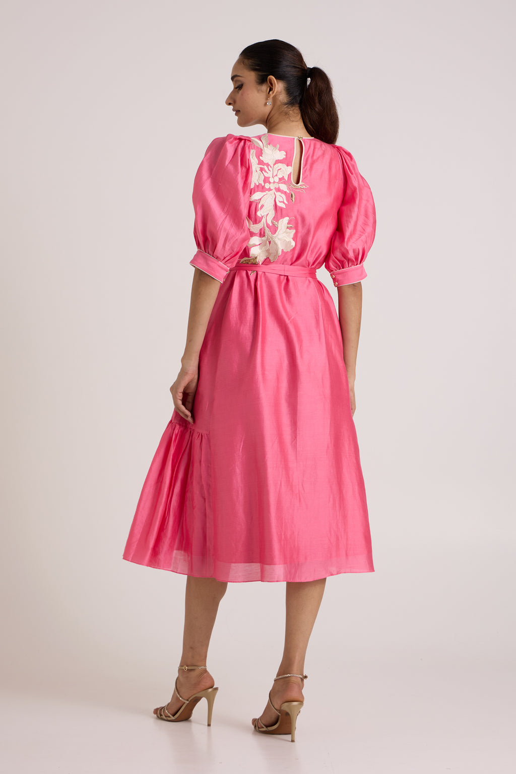 Jay Pink Bellini Midi Dress — MADDER MUCH