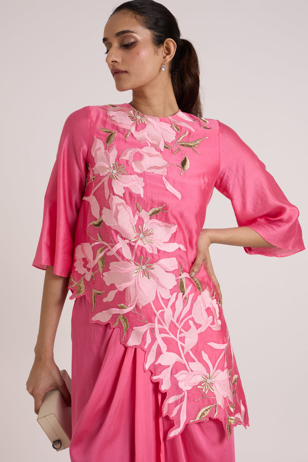 Jay Pink Maddy Top + Draped Skirt — MADDER MUCH