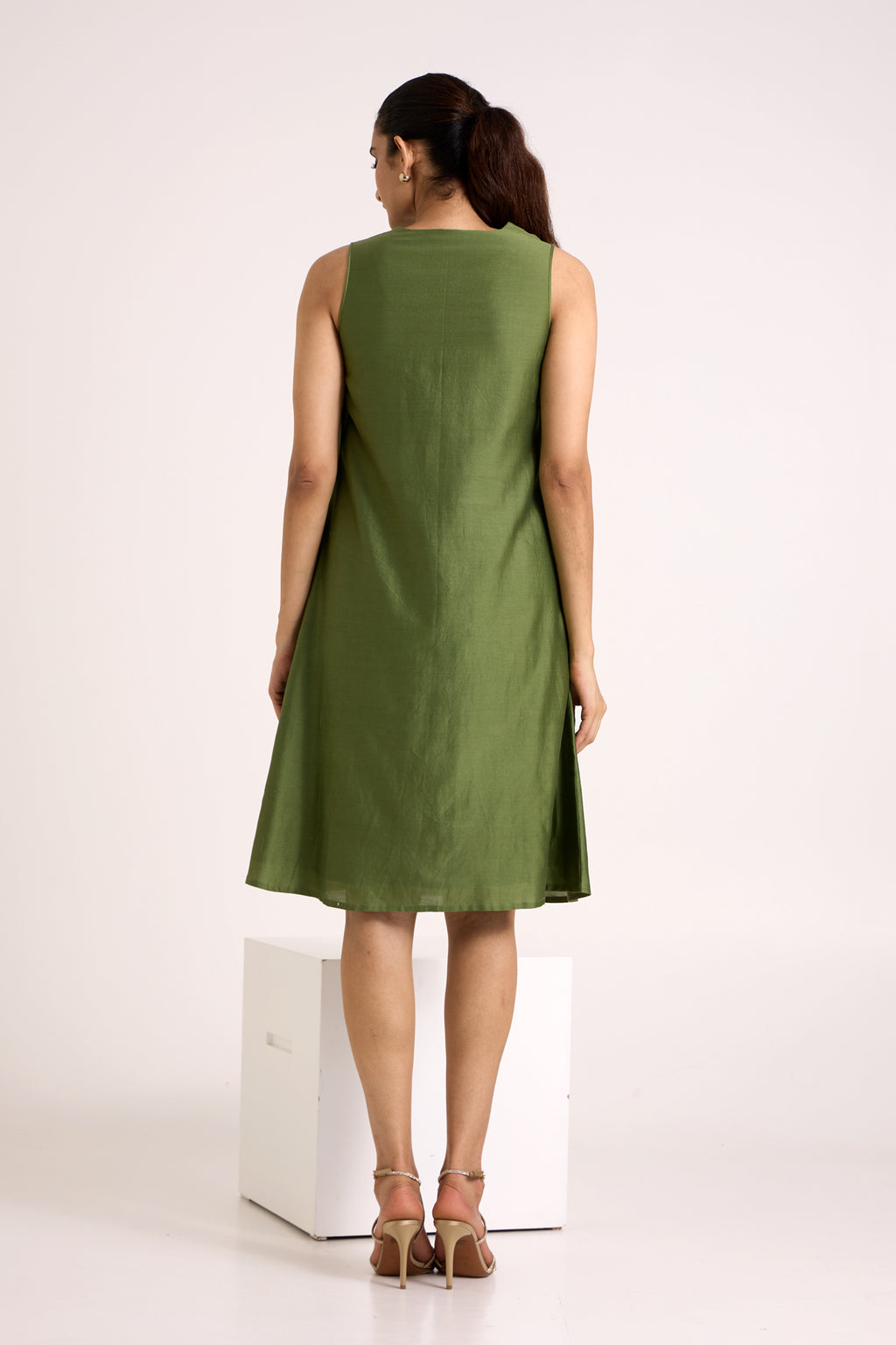 Olive Rafiya Jacket + Slip Set — MADDER MUCH