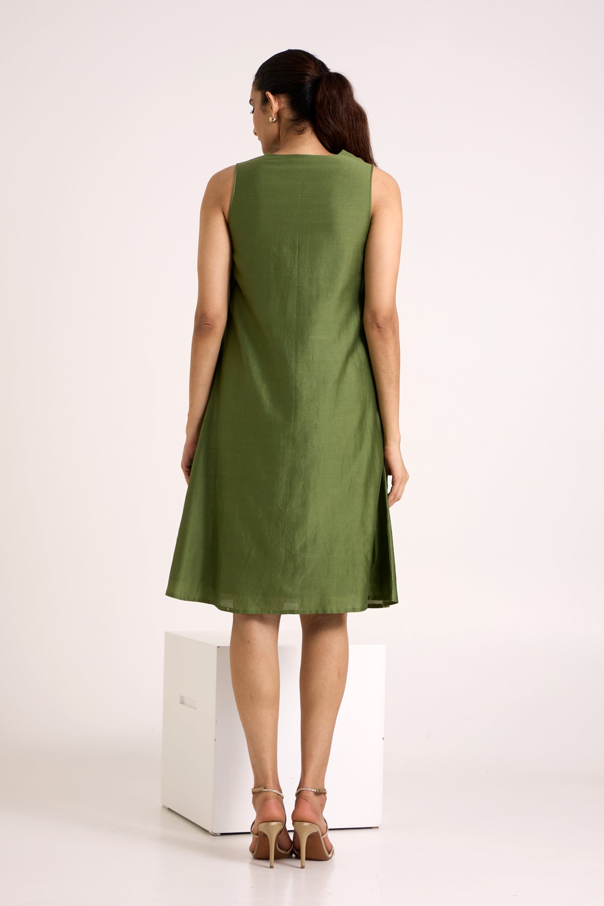 Olive Rafiya Jacket + Slip Set — MADDER MUCH