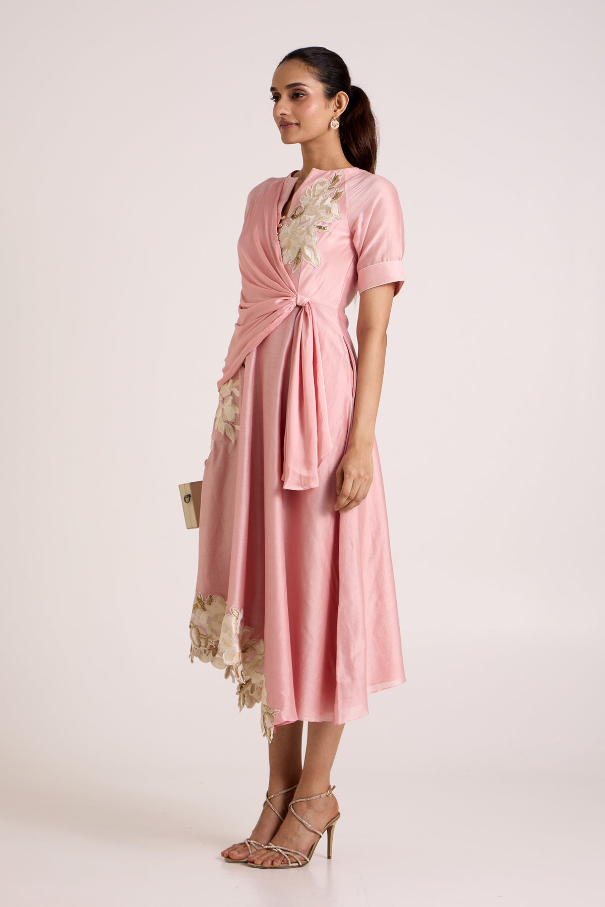 Ice Pink Raizin Midi Dress — MADDER MUCH