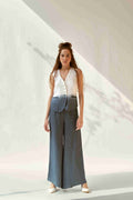 HERE SHE GOES - IVORY + DEEP BLUE