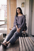 KAFTAN OVERLAY - CHARCOAL