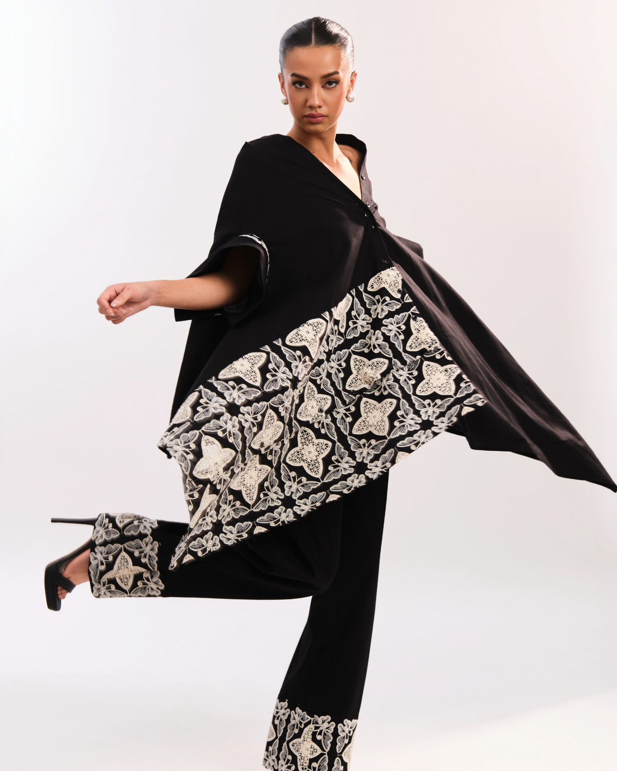 Mia Asymmetric Top And Pants