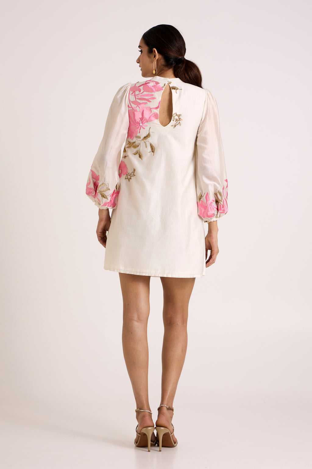 Ivory Nidam Short Dress — MADDER MUCH