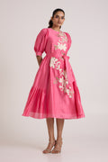 Jay Pink Bellini Midi Dress — MADDER MUCH