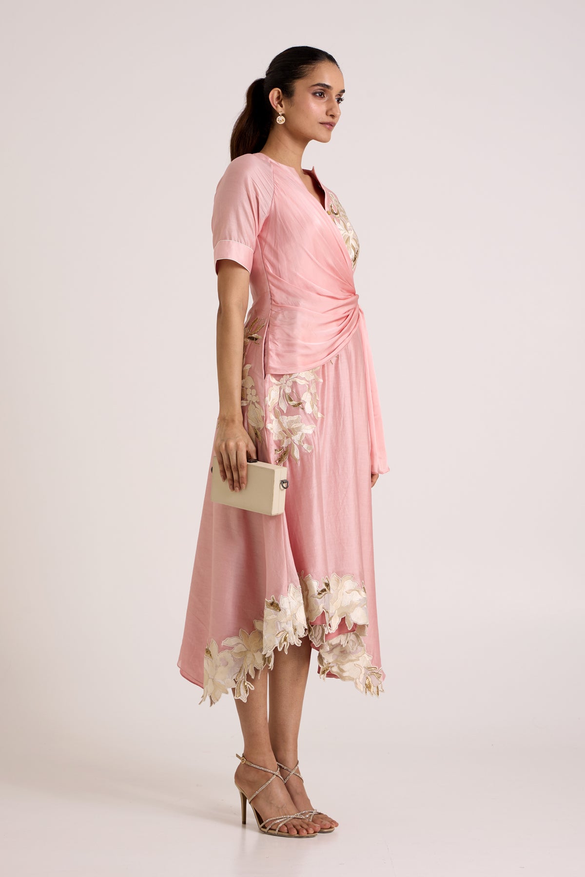 Ice Pink Raizin Midi Dress — MADDER MUCH