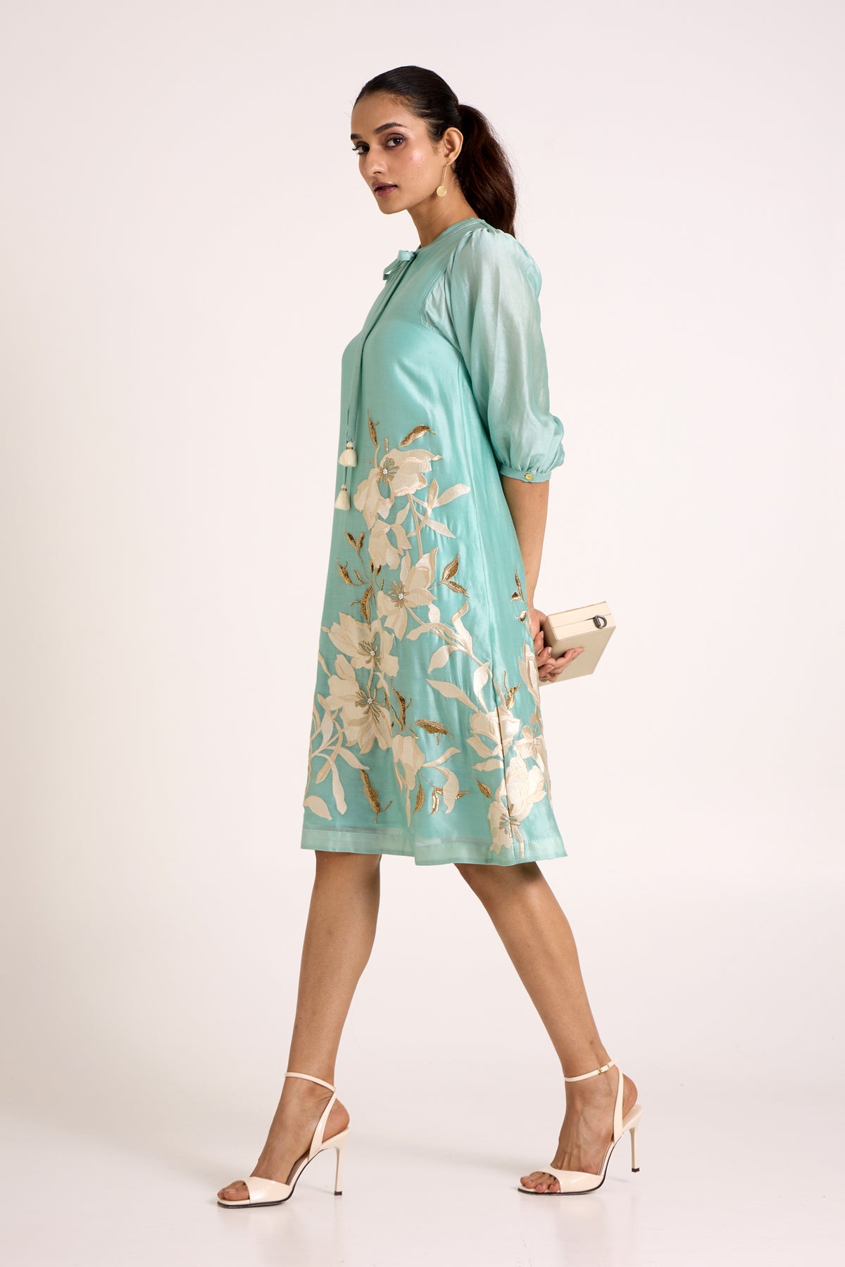 Aqua Vinny Midi Dress — MADDER MUCH