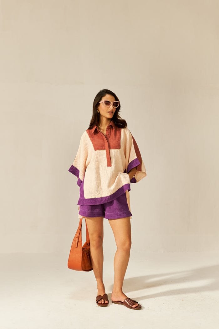 HAYA DOGWOOD MINI KAFTAN CO-ORD SET - 6