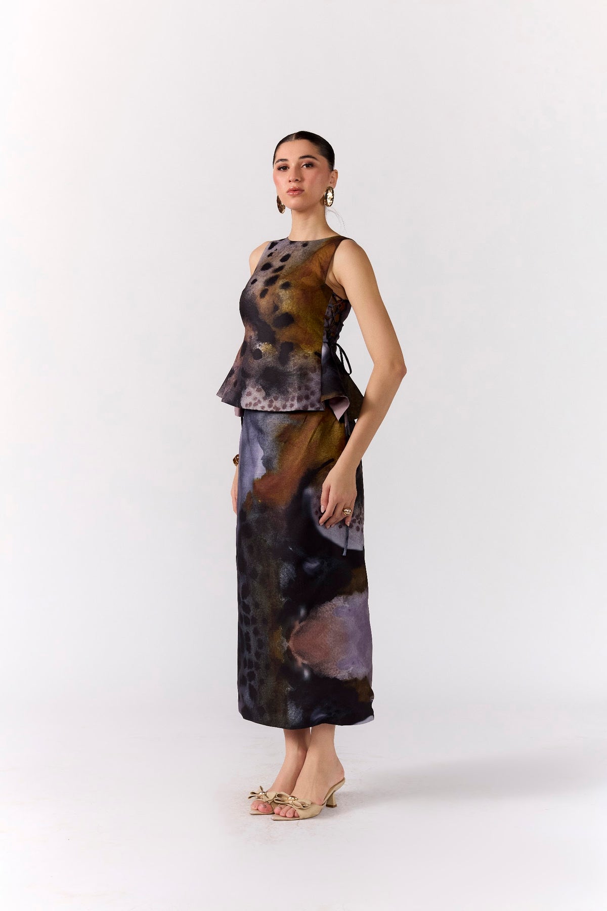 Botanical Blur Top — ZIP