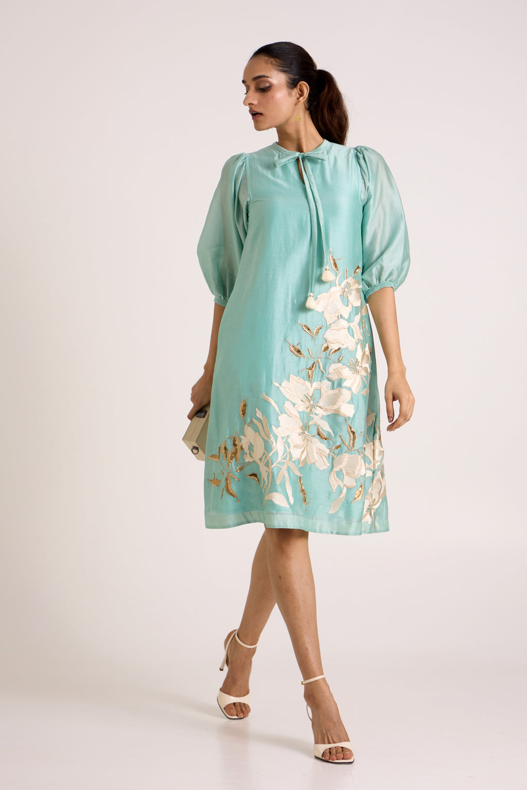 Aqua Vinny Midi Dress — MADDER MUCH