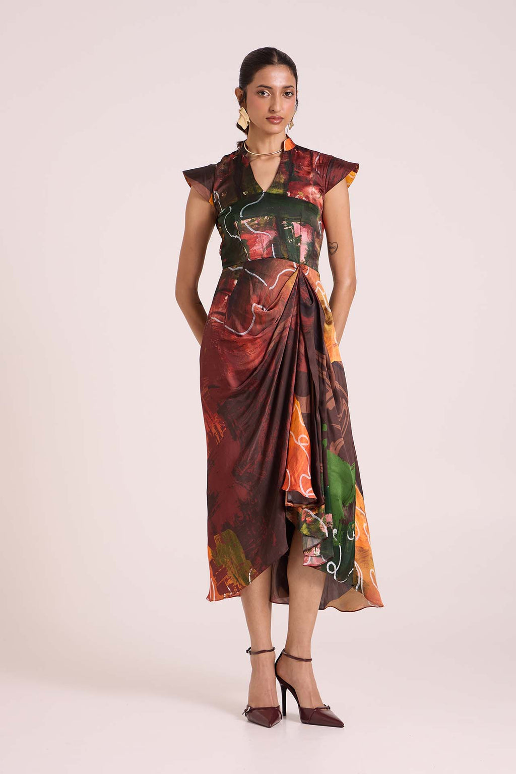 Ceres Draped Midi