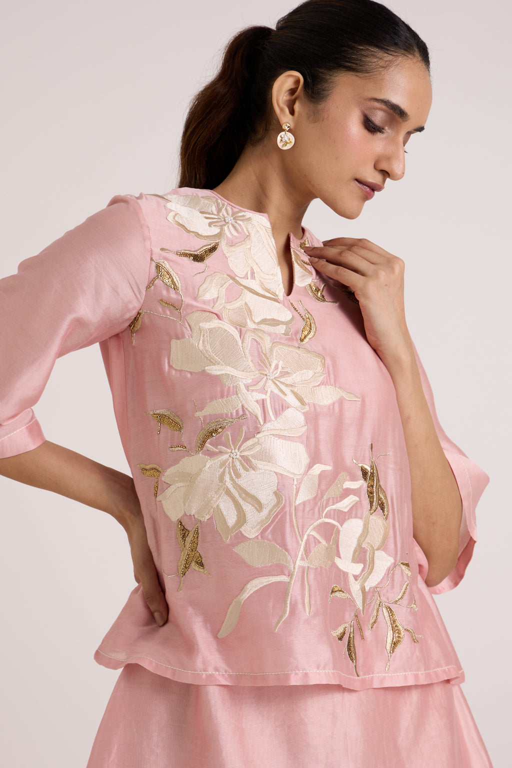 Ice Pink Quinn Terraced Dress — MADDER MUCH