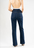 PATTERN EMBROIDERED DENIM