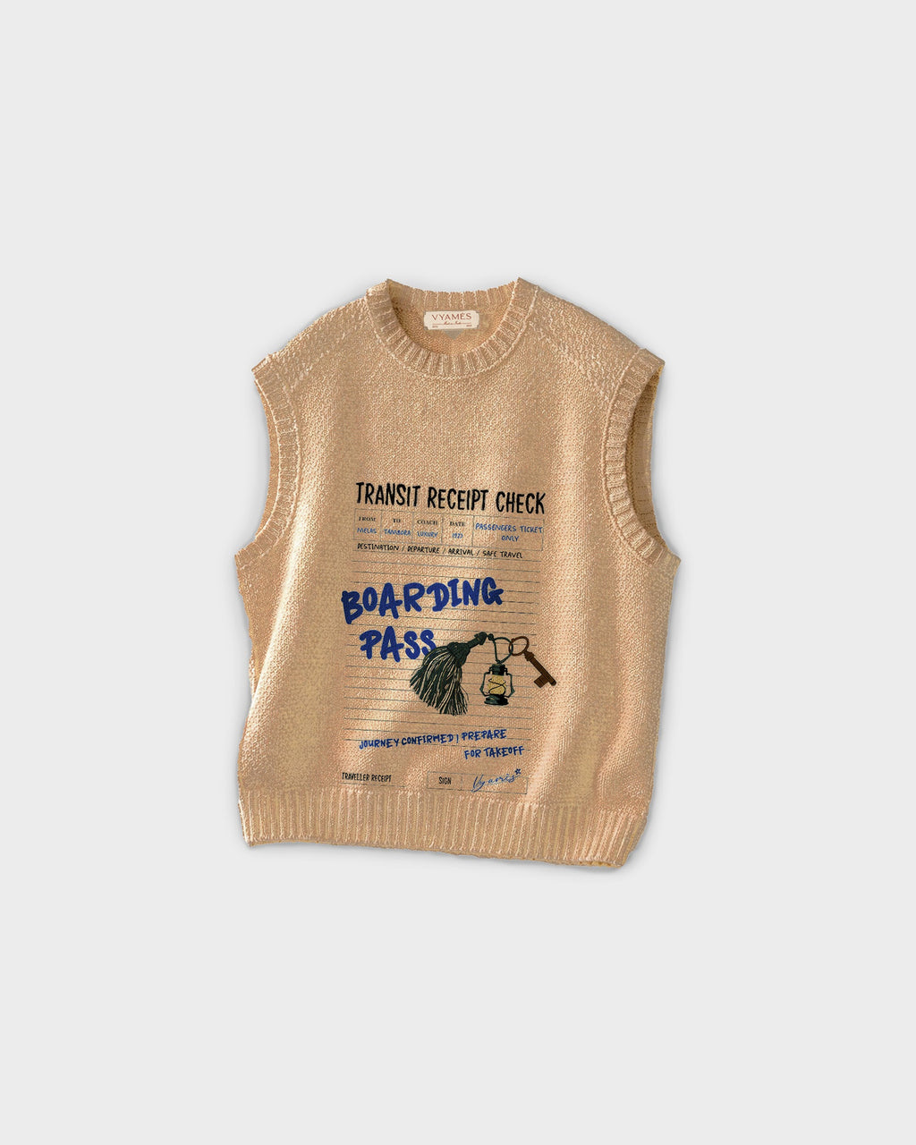 MADARI TRANSIT KNIT VEST — DUNE