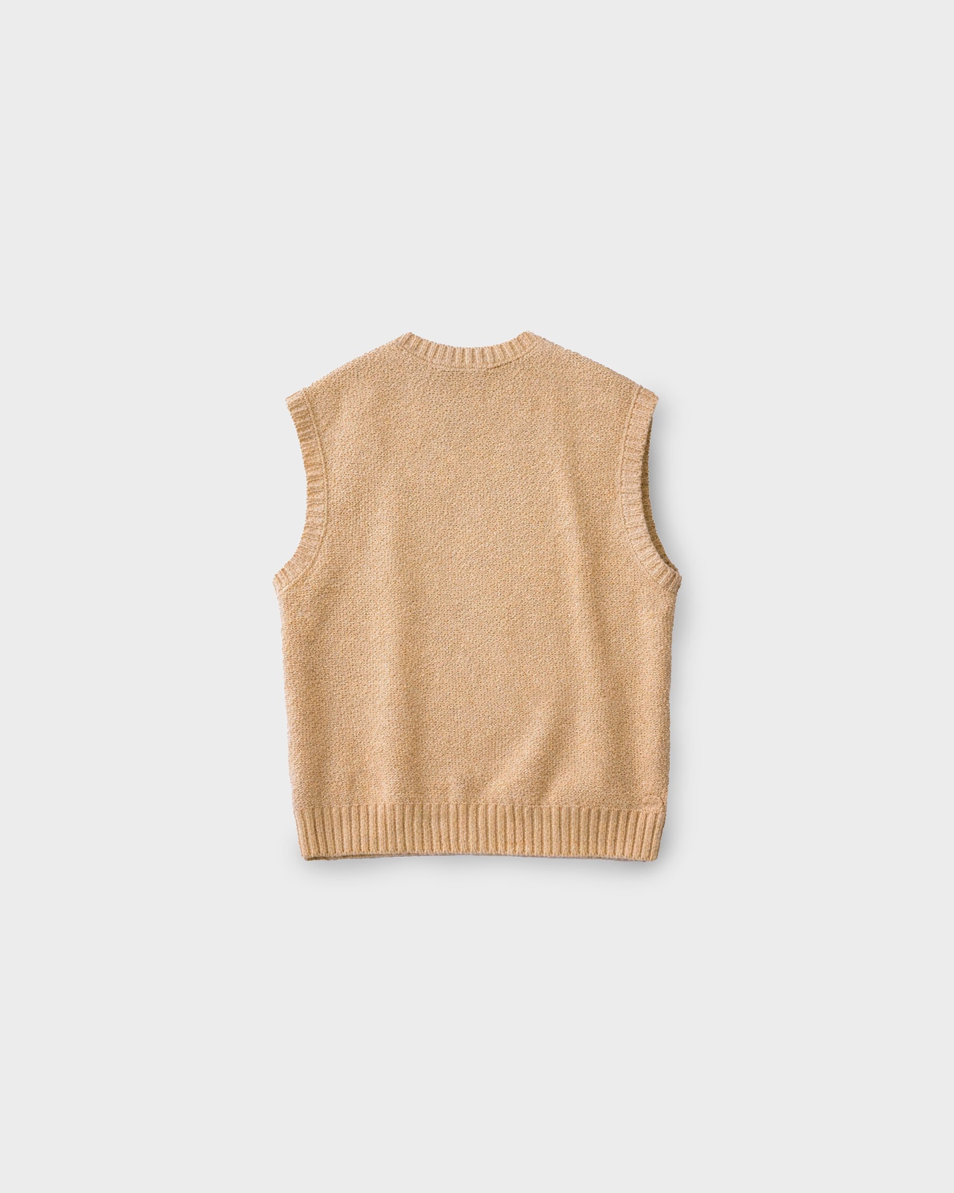 MADARI TRANSIT KNIT VEST — DUNE